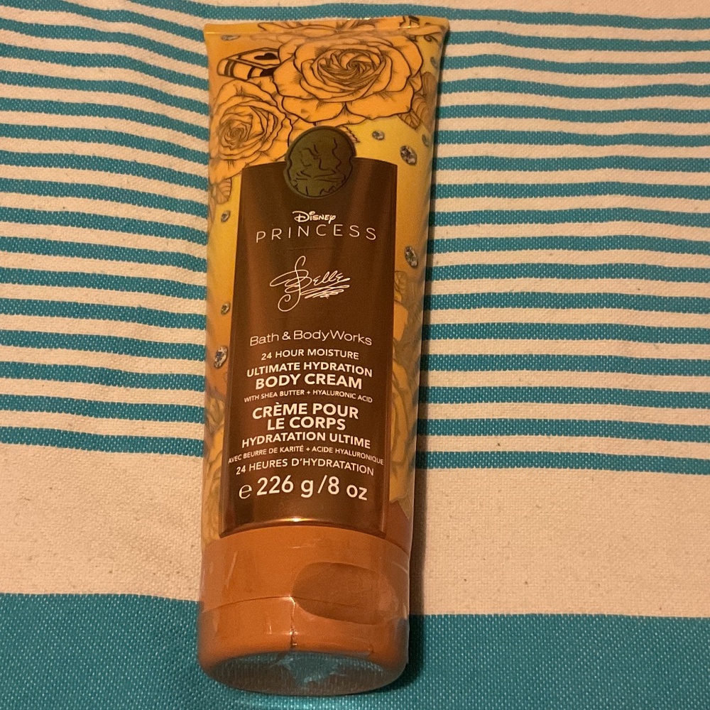 Disney bath And Body Works Belle Body Cream Brand New 8oz